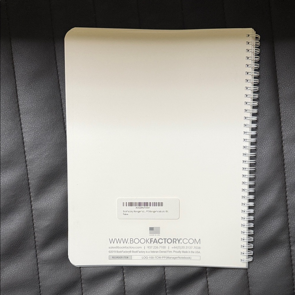 Manager Notebook - Picture 4 of 4